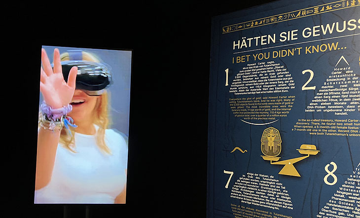 „Tutanchamun“ - das immersive Ausstellungserlebnis seit 09.10.204 – im UTOPIA - The Happening Place an der Heßstraße - Eintauchen in die spektakuläre Welt von Tutanchamun (©foto.Marikka-Laila Maisel)